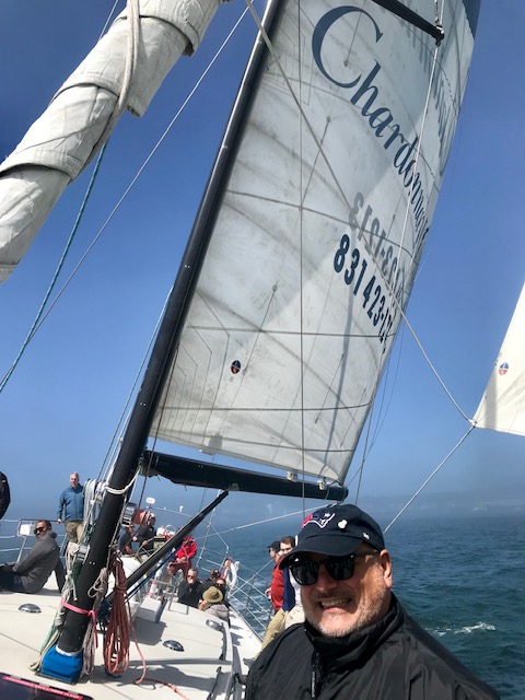 team photo sailing